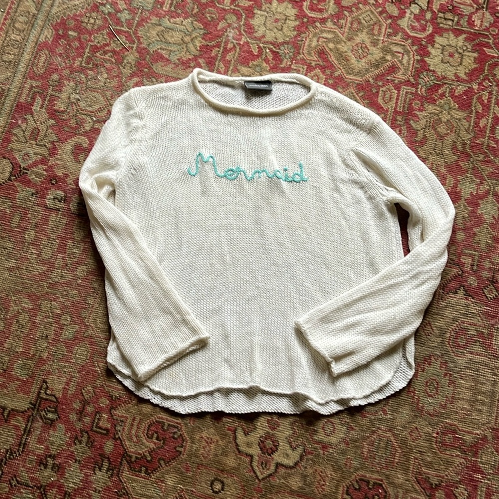Wooden Ships Mermaid sweater. M/L
